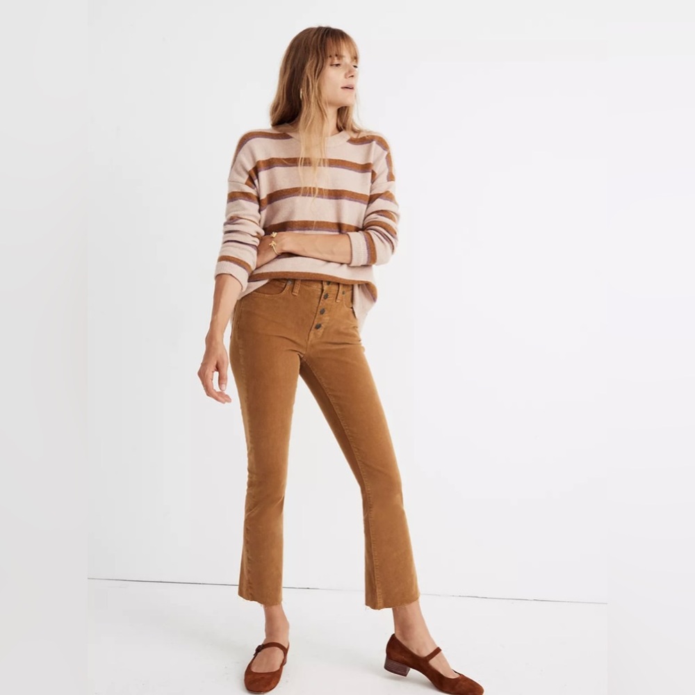 Madewell Cali Denim Boot Jeans: Corduroy Edition, Size 25